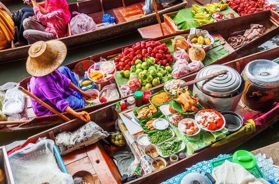 Visitare i mercati galleggianti di Bangkok