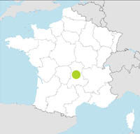 carte Partir FRANCIA : ALVERNIA