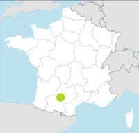 carte Partir FRANCIA : MIDI-PIRENEI