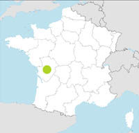 carte Partir FRANCIA : POITOU-CHARENTE