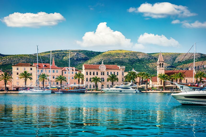 Spalato e il villaggio di Trogir