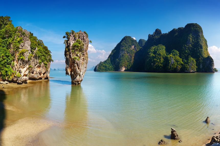 La baia di Phang Nga