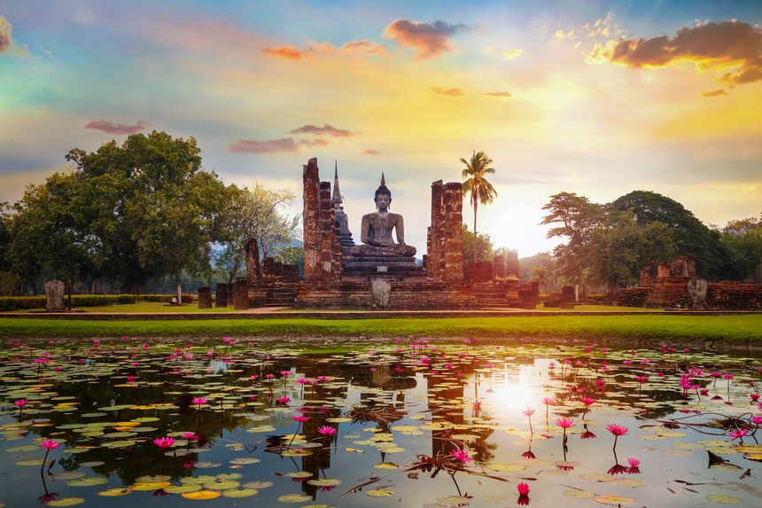 L'antica città di Sukhothai