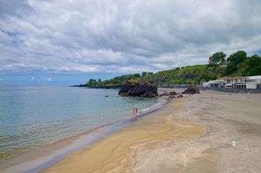 La plage de Vila Franca 