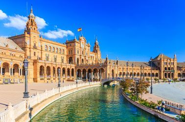 La place d'Espagne à Séville 