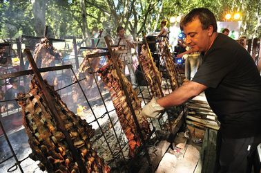 Barbecue traditionnel argentin