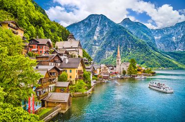Le village d'Hallstatt