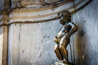Le célèbre Manneken-Pis 