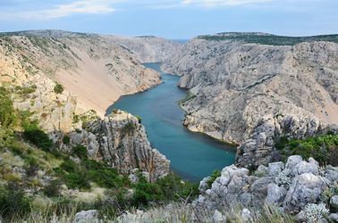 Le canyon de Zrmanja