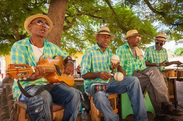 Des musiciens traditionnels 
