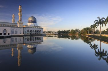 La mosquée de la ville de Kota Kinabalu