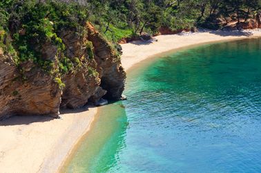 La plage de Mogren