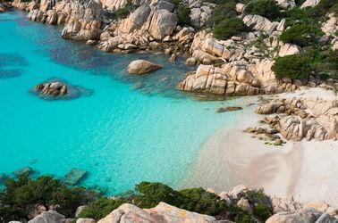 La plage de Cala Coticcio
