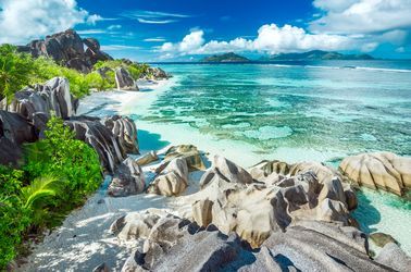 La plage d'Anse Source d'Argent