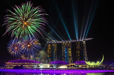 Les feux d'artifices du nouvel an