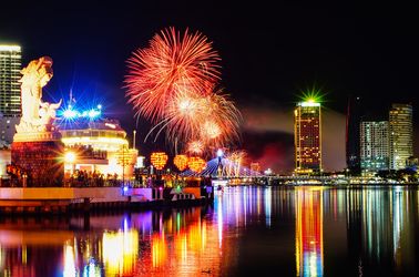 Le festival international des feux d'artifices à Danang