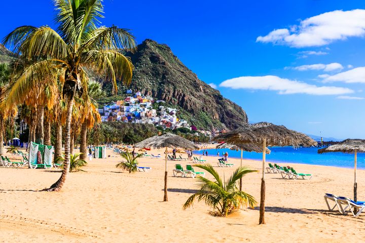 plage Playa de las Teresitas, Santa Cruz de Tenerife