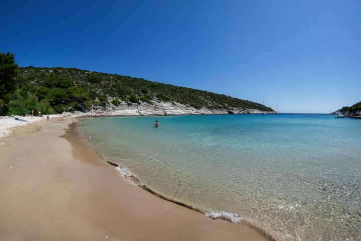 plage Spiaggia di Porat, isola di Biševo