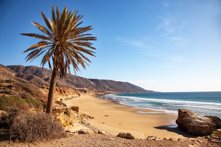 plage Spiaggia di Taghazout - Agadir