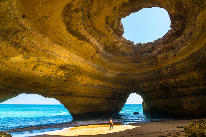 plage Grotte de Benagil, Lagos