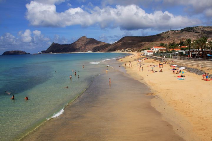 plage Ilha de Porto Santo, Madère